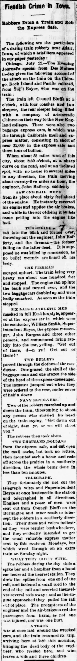 other Newspaper clipping from Jul 24, 1873 5831694