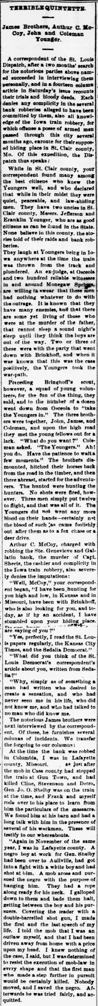 other Newspaper clipping from Nov 27, 1873 5831719
