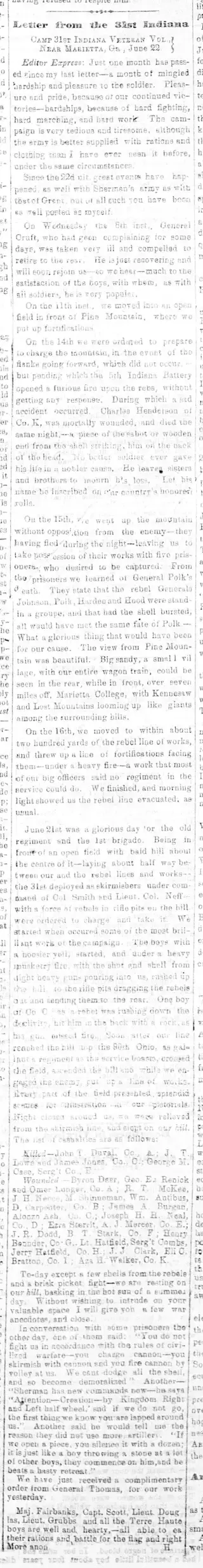 other Newspaper clipping from Jul 6, 1864 5831941