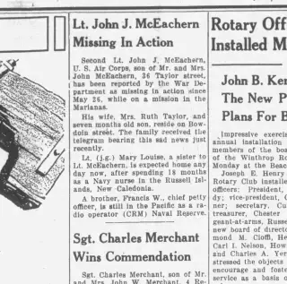other Newspaper clipping from Jul 7, 1945 5831970