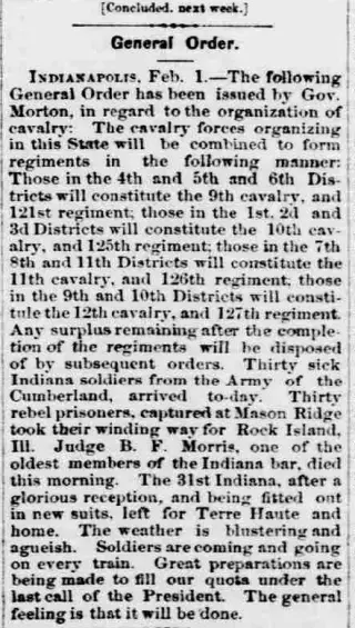 other Newspaper clipping from Feb 10, 1864 5832221