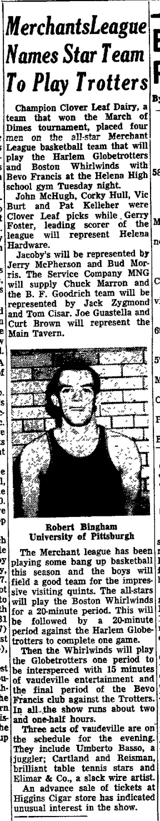 Entertainment Newspaper clipping from Feb 9, 1955 5832406