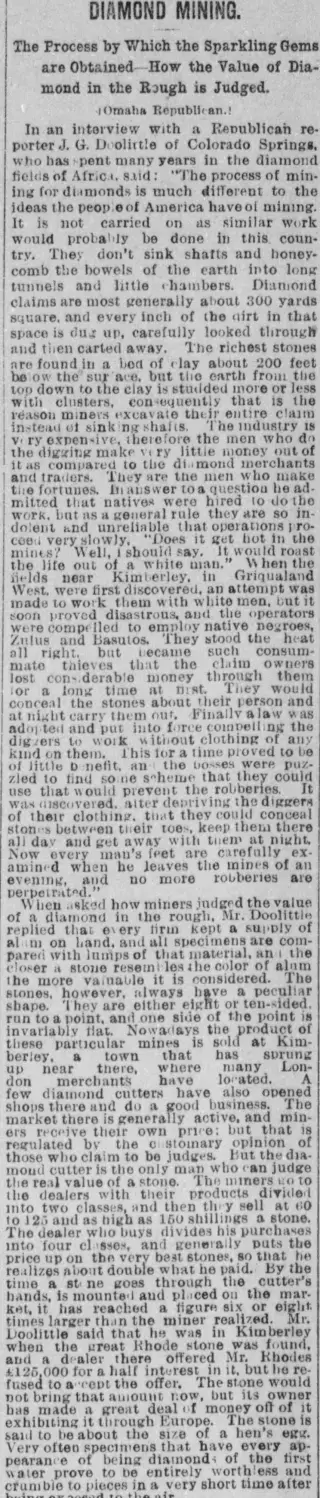 other Newspaper clipping from Jan 5, 1887 5832481