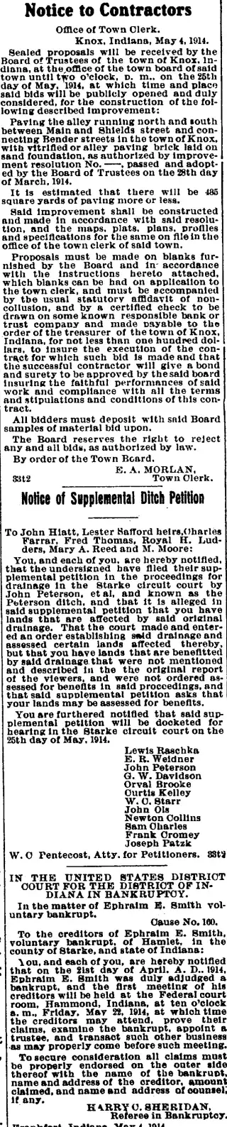 other Newspaper clipping from May 7, 1914 5832611