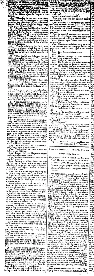other Newspaper clipping from Oct 30, 1793 5832827