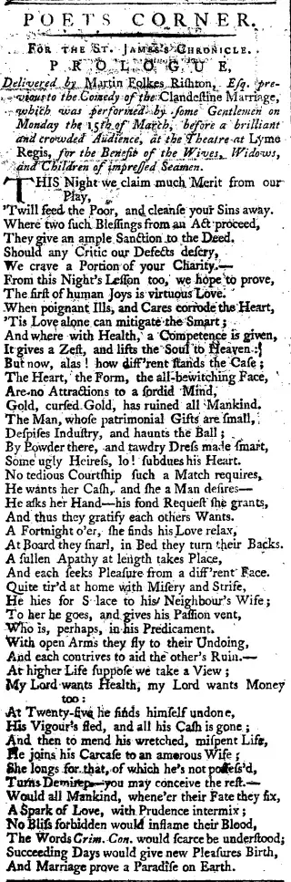 other Newspaper clipping from Apr 6, 1779 5833029