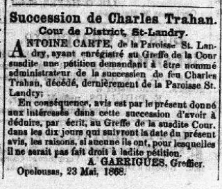 other Newspaper clipping from May 30, 1868 5833143