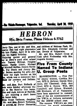 other Newspaper clipping from Apr 30, 1959 5833160