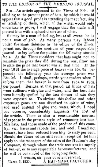other Newspaper clipping from Mar 11, 1830 5833309