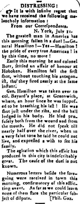 other Newspaper clipping from Jul 27, 1804 5833343