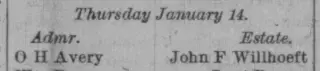 other Newspaper clipping from Jan 8, 1886 5833417