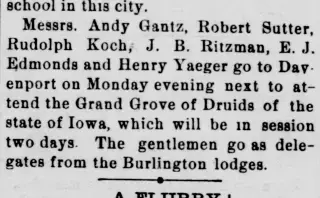 General news Newspaper clipping from Jun 7, 1890 5833441