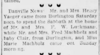 General news Newspaper clipping from Aug 26, 1905 5833446