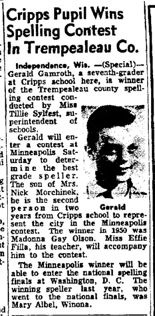other Newspaper clipping from Apr 12, 1951 5833605