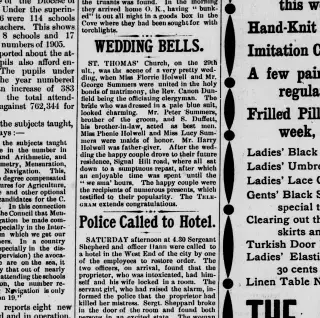 Marriage Newspaper clipping from Sep 2, 1907 5834017