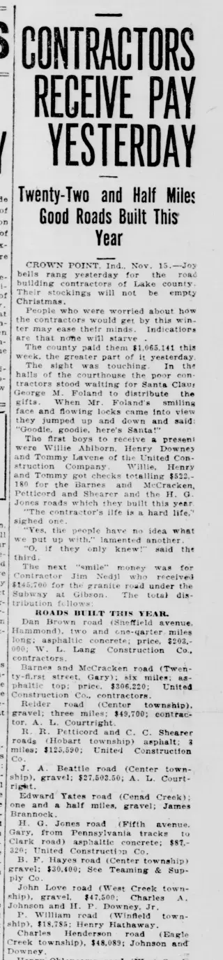 other Newspaper clipping from Nov 15, 1921 5834176