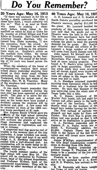 other Newspaper clipping from May 16, 1933 5834454