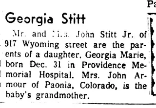 other Newspaper clipping from Jan 9, 1958 5834598
