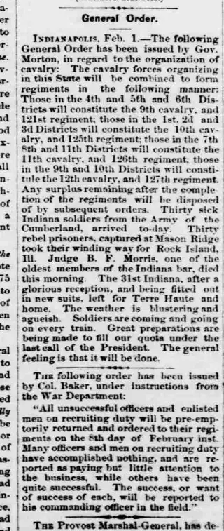 other Newspaper clipping from Feb 10, 1864 5835021