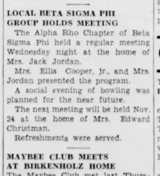 other Newspaper clipping from Nov 13, 1958 5835422