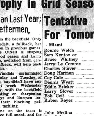 other Newspaper clipping from Sep 18, 1958 5835460