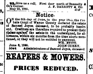 other Newspaper clipping from Jun 22, 1865 5835832