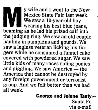 other Newspaper clipping from Sep 22, 2001 5835928