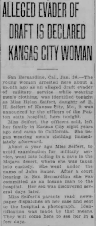 other Newspaper clipping from Jan 31, 1919 5835953