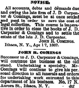 Business Newspaper clipping from Jun 6, 1887 5836086