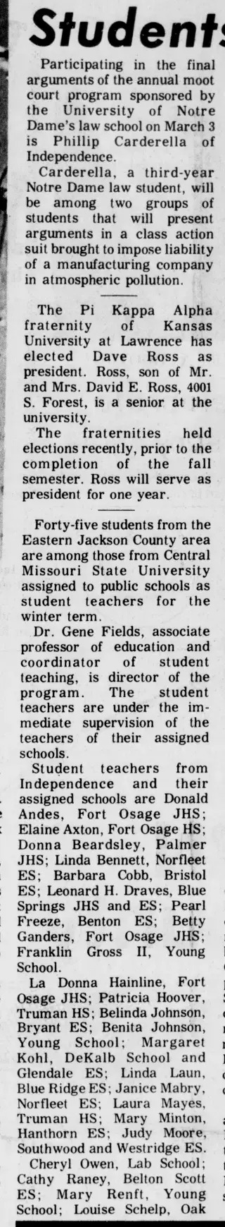 other Newspaper clipping from Jan 17, 1973 5836131