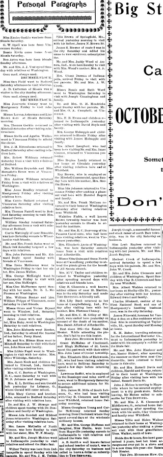 General news Newspaper clipping from Sep 7, 1908 5836495