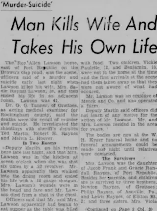 Crime Newspaper clipping from Aug 31, 1957 5836883