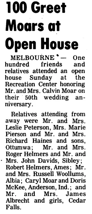Anniversary Newspaper clipping from May 8, 1975 5836943