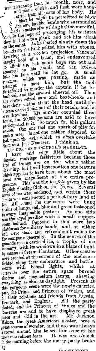 other Newspaper clipping from May 7, 1874 5836950