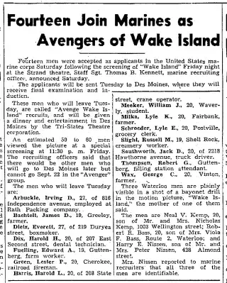 other Newspaper clipping from Sep 20, 1942 5836979
