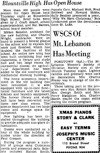 other Newspaper clipping from Dec 13, 1953 5837211