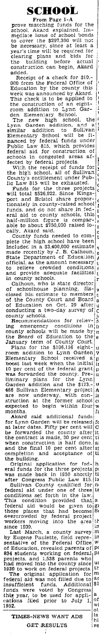 other Newspaper clipping from Nov 9, 1952 5837389