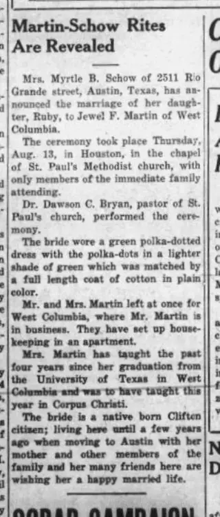 other Newspaper clipping from Aug 28, 1942 5837673