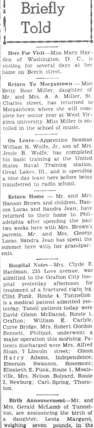 other Newspaper clipping from Sep 14, 1942 5838037