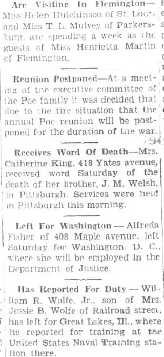 other Newspaper clipping from Aug 10, 1942 5838041