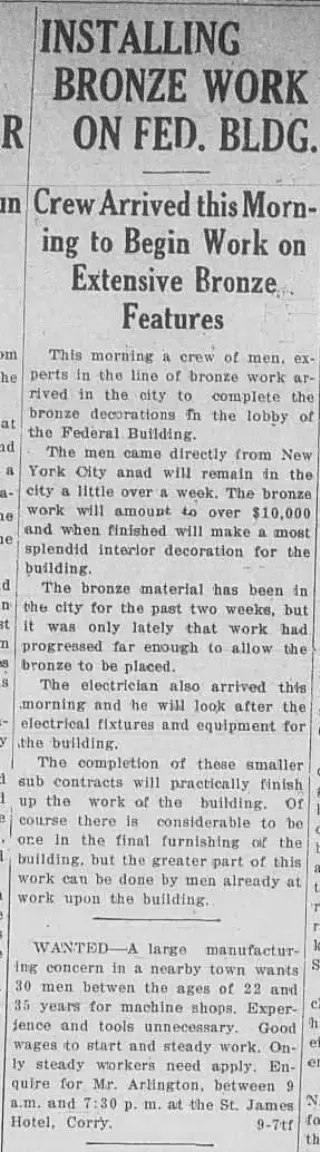 other Newspaper clipping from Sep 7, 1915 5838135