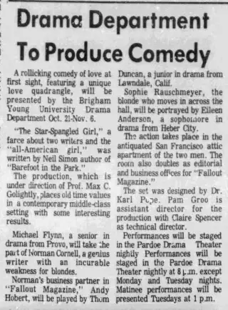 other Newspaper clipping from Oct 10, 1971 5838162