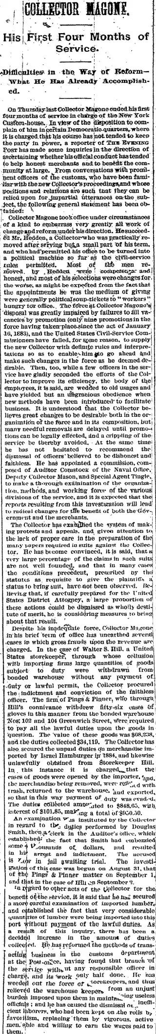 other Newspaper clipping from Jan 5, 1887 5838425