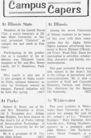 other Newspaper clipping from Mar 1, 1967 5838641