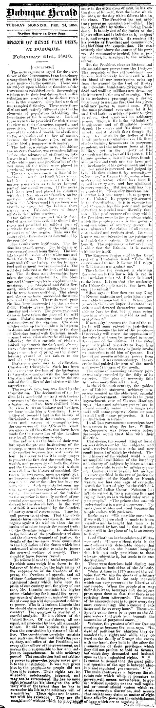 other Newspaper clipping from Feb 24, 1863 5838991