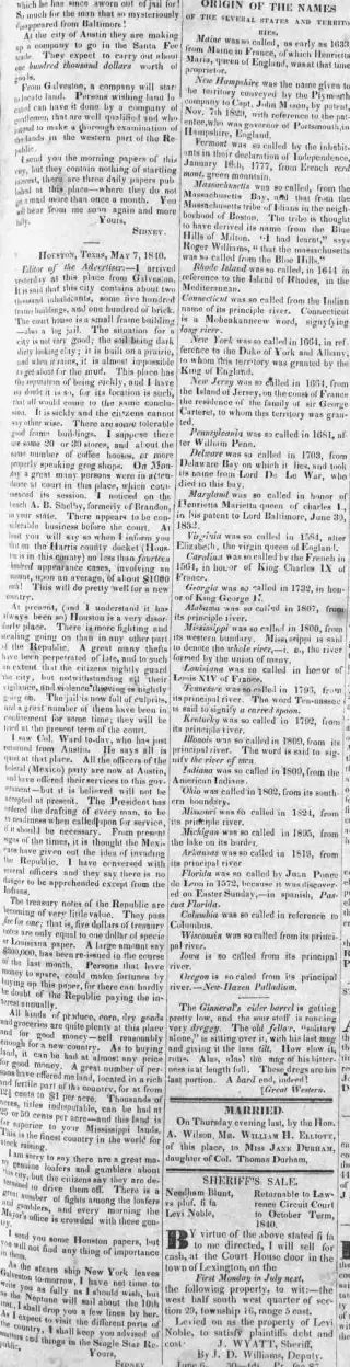 other Newspaper clipping from Jun 6, 1840 5839241