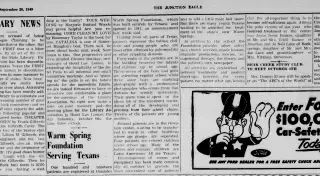 other Newspaper clipping from Sep 29, 1949 5840211