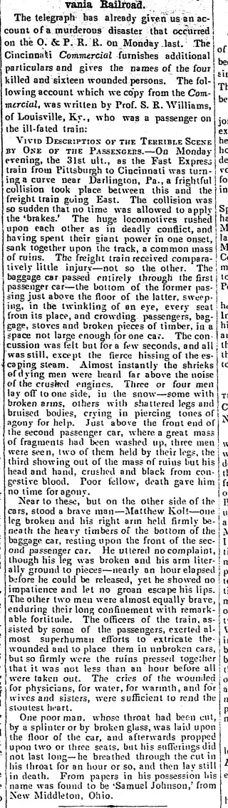 other Newspaper clipping from Jan 15, 1856 5841104