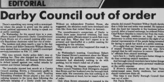 Political Newspaper clipping from Feb 19, 1989 5841508