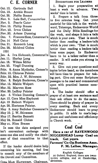 other Newspaper clipping from Oct 9, 1930 5842020
